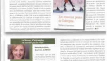 Article sur l'ESGF et la finance d'entreprise dans l'Officiel Studyrama