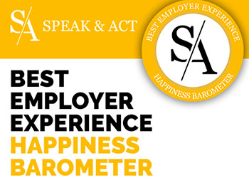 Speak and Act : “Best Employer Experience – Happiness Barometer 2026”
