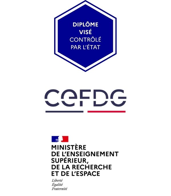 Logos diplôme visé - CEFDG - MESRE