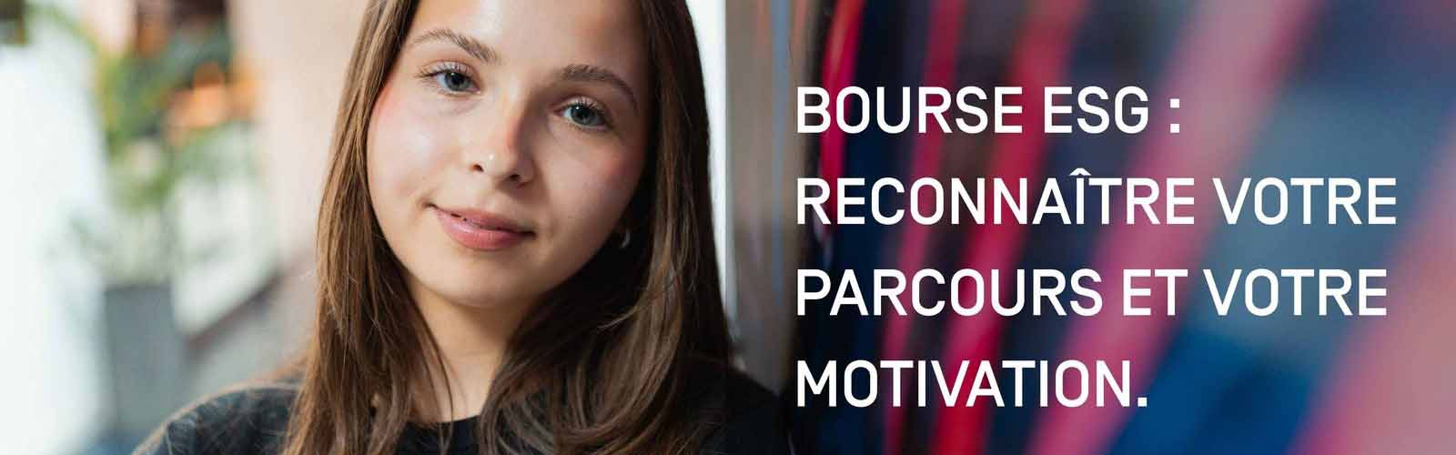Bourse ESG : jusqu'à 1000€ pour votre parcours